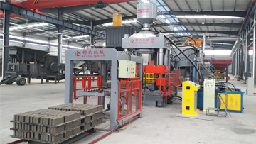 液壓磚機處理固廢、泥巴磚